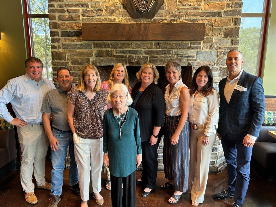 A group of independent PR counselors from a resource group meeting in August